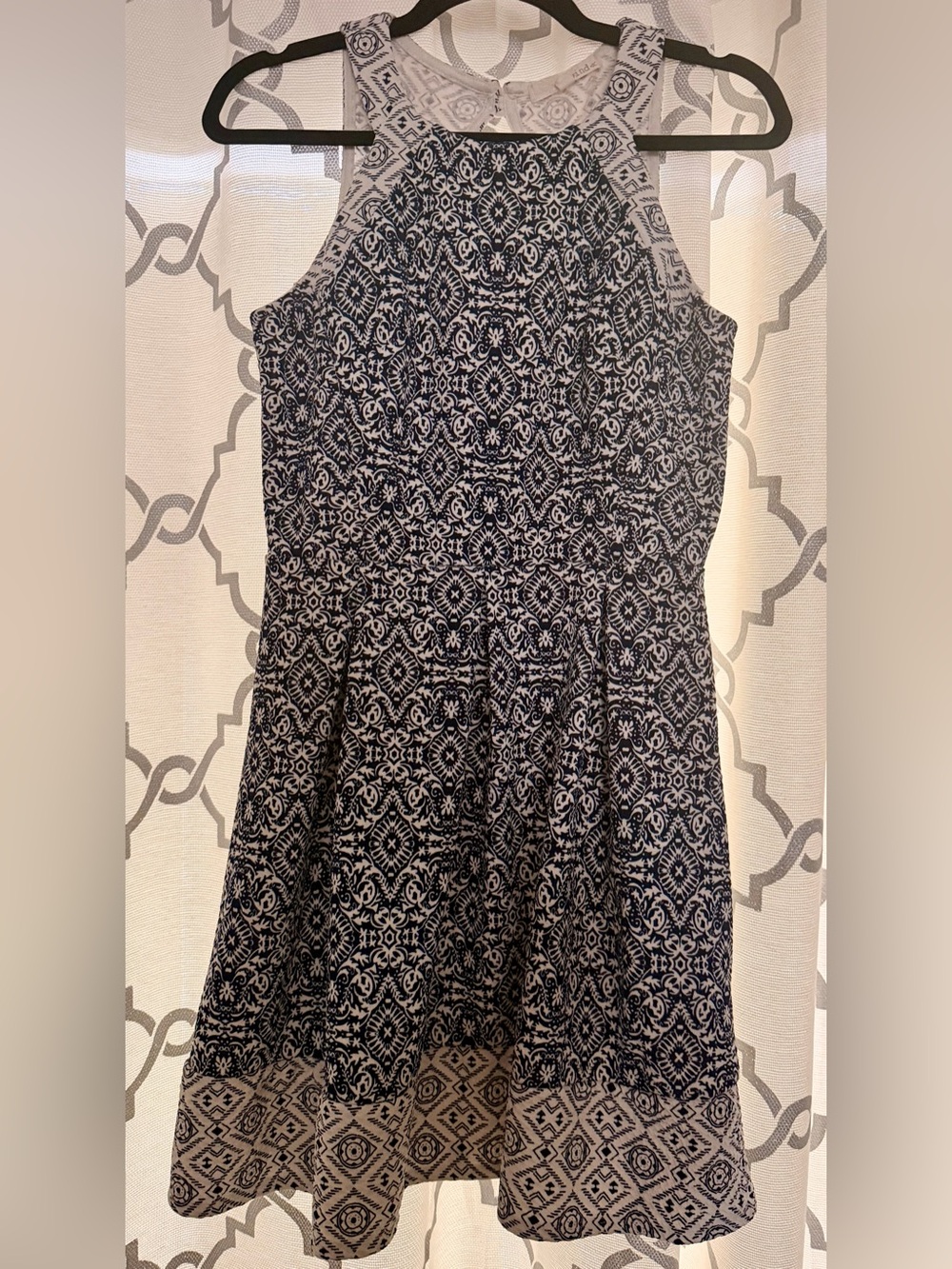 💙 Rewind Argyle Print Dress 🤍